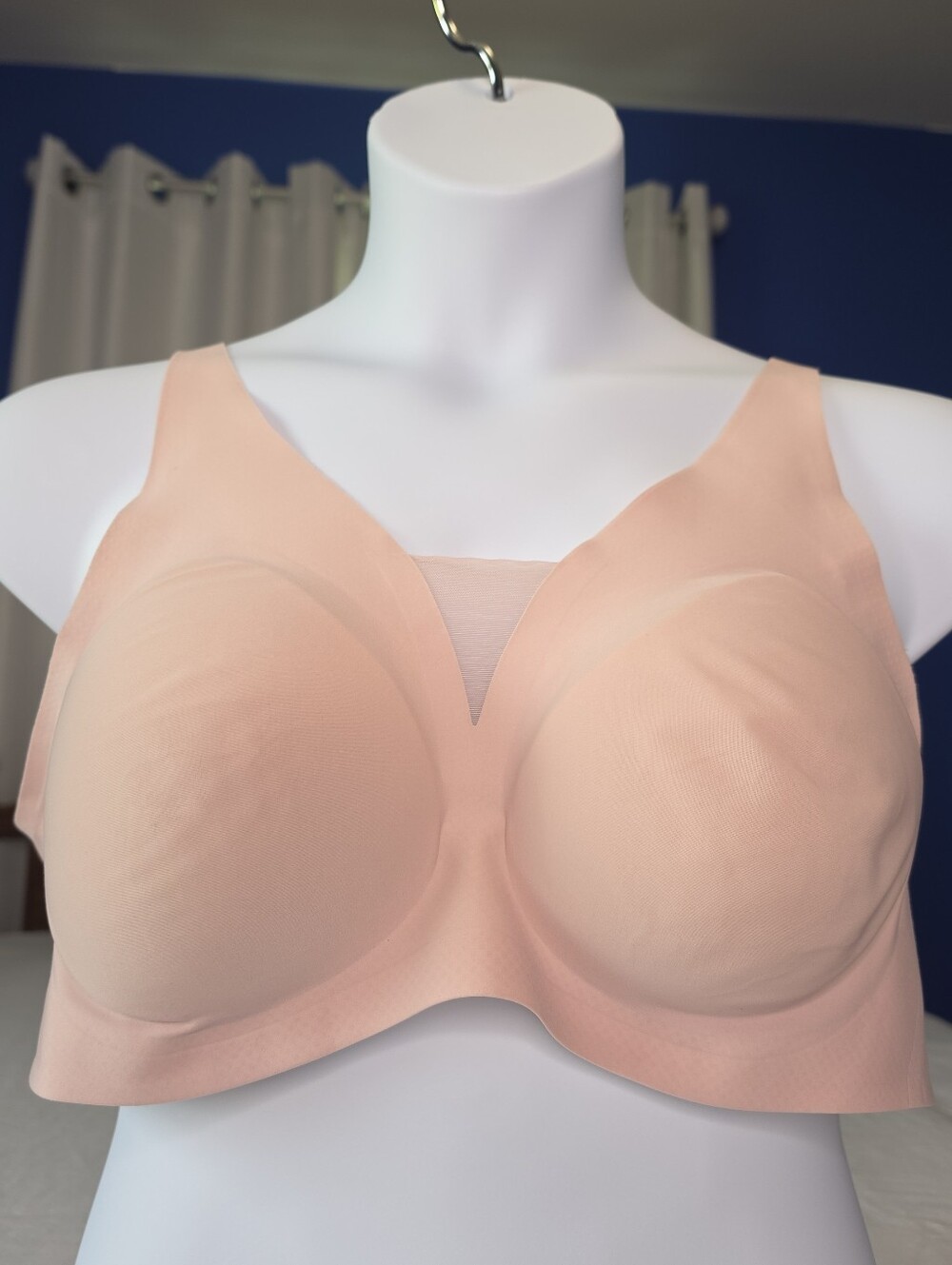 KNIX Revolution Shadow Mesh V Neck Wireless Bra XXXL+ Fits 42D/DD/DDD MSRP $65